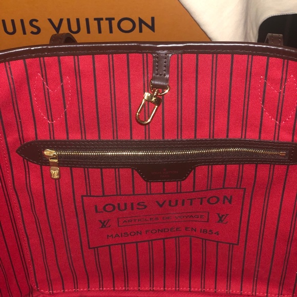 ✖️✖️SOLD✖️✖️Louis Vuitton Neverfull MM Damier - Picture 5 of 8